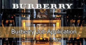 burberry job application|burberry apprenticeships.